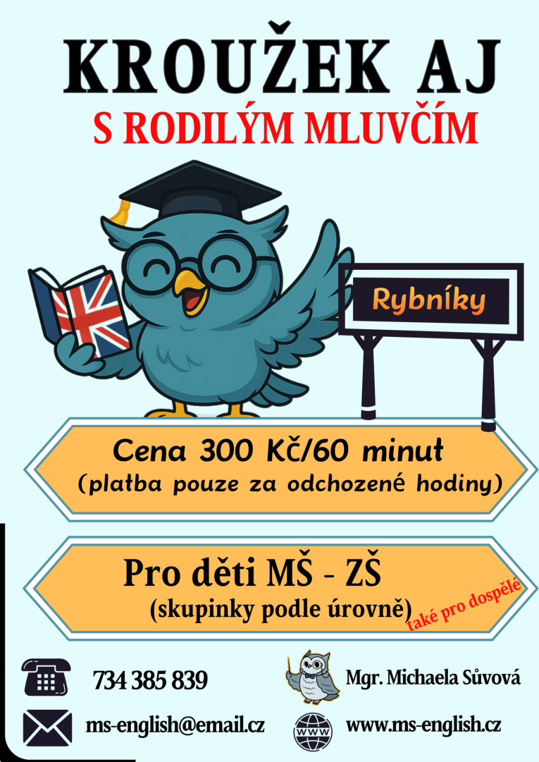 Kroužek AJ s rodilou mluvčí