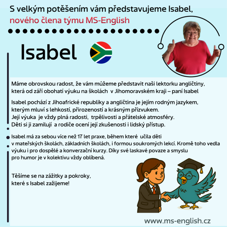 Lektorka kroužku angličtiny